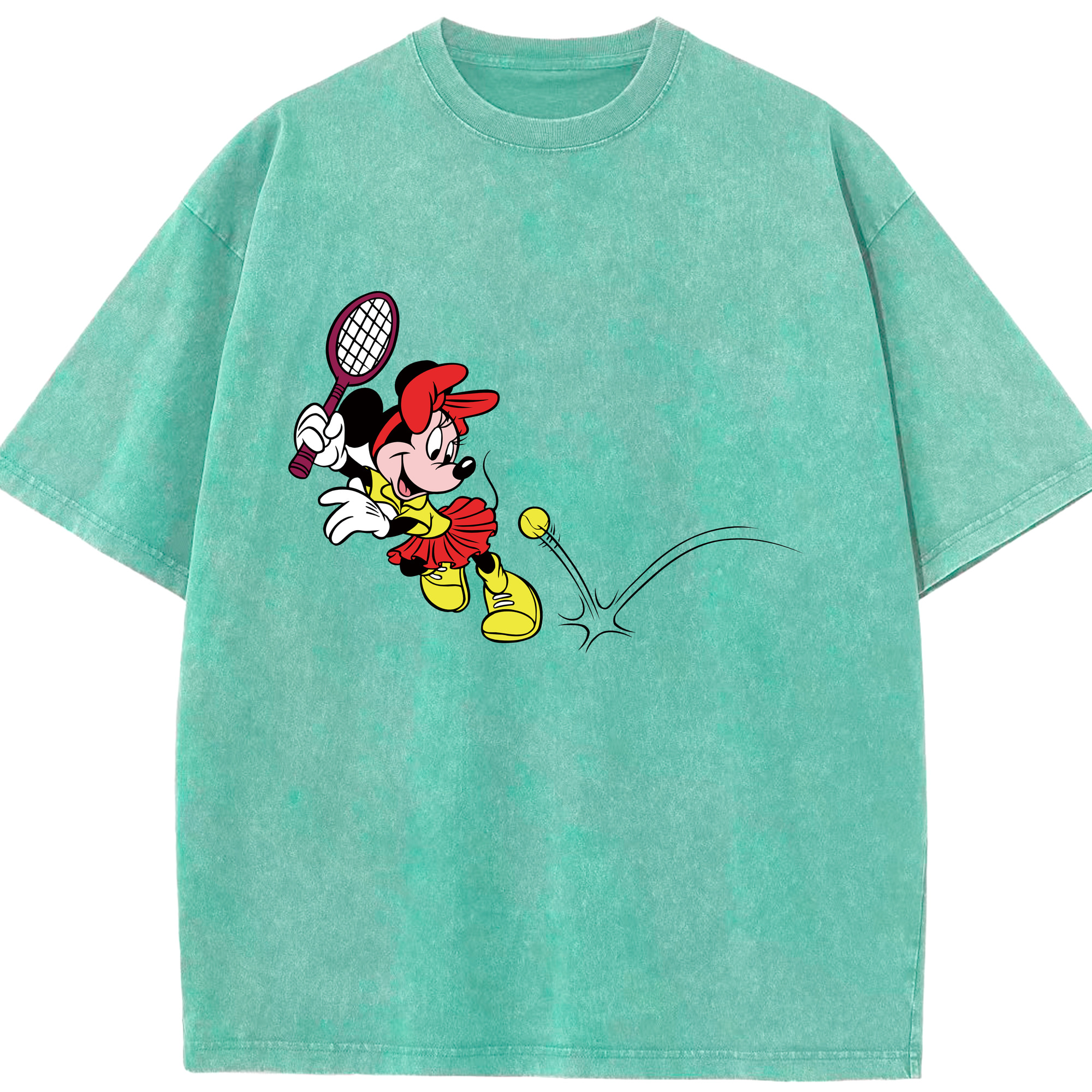 （画像用） ミッキーマウス Mickey Mouse 綿100% ヴィンテージ風 半袖Tシャツ（フロントプリント）